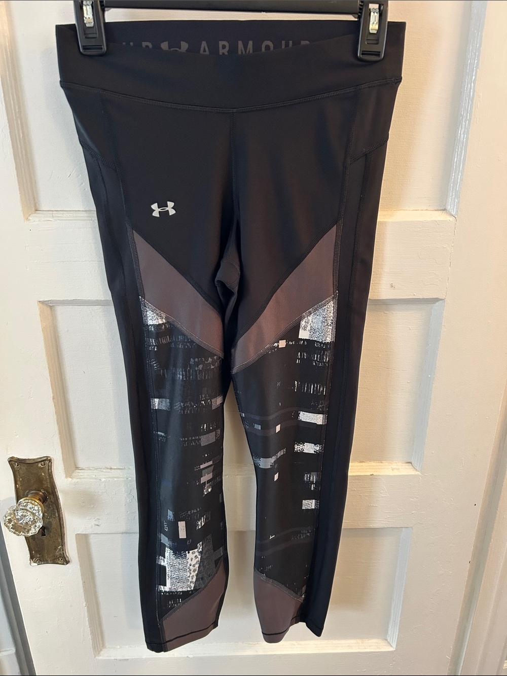 Under Armour Black and Gray Athletic Leggings